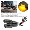 1 Pair Universal LED 12V Motorcycle Turn Signal Lamps Yellow Light Modified Accessories