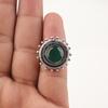 Green Onyx Gemstone Jewelry,  925 Solid Sterling Silver, Boho Onyx Ring Birthstone Jewelry, Gift For Wedding Jewelry
