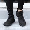 Warm Unisex Cotton Shoes Plush Snow Boots Men Women High-top Winter Outdoor Hiking Shoes Non-slip Waterproof