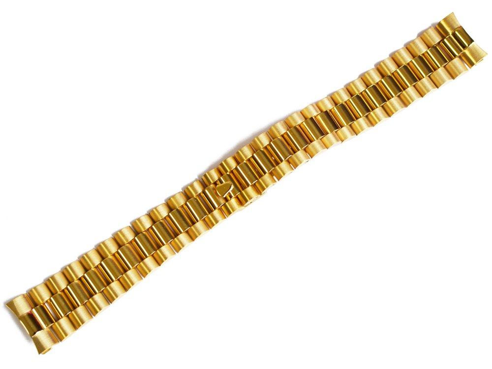 

[Import King Original] Запчасти для часов, совместимые с мужскими часами Rolex Day-Date - Неоригинальный браслет President GP Желтое золото 20 мм