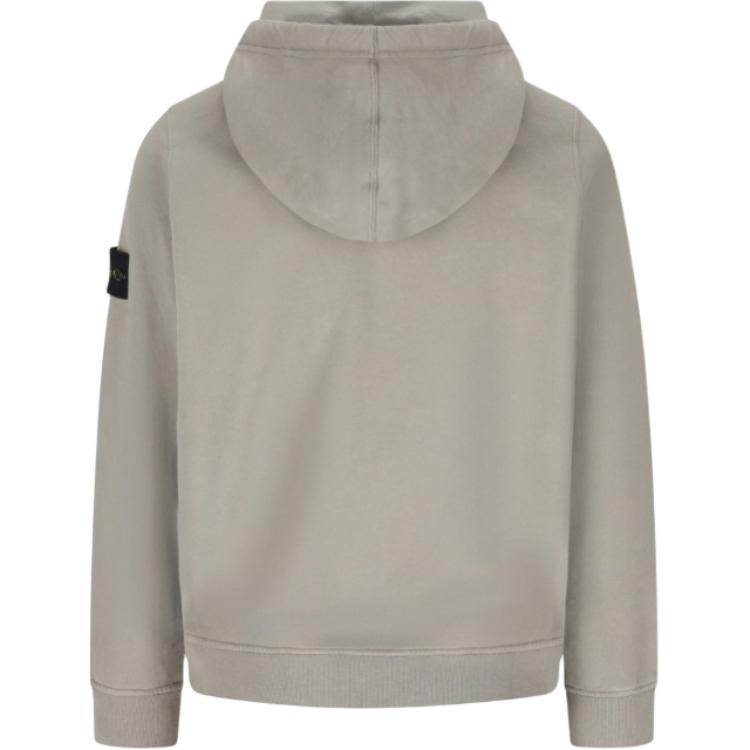 STONE ISLAND Logo Zip Long Sleeve Hooded Jacket Men Jackets K2S156100067S0A20-V006B