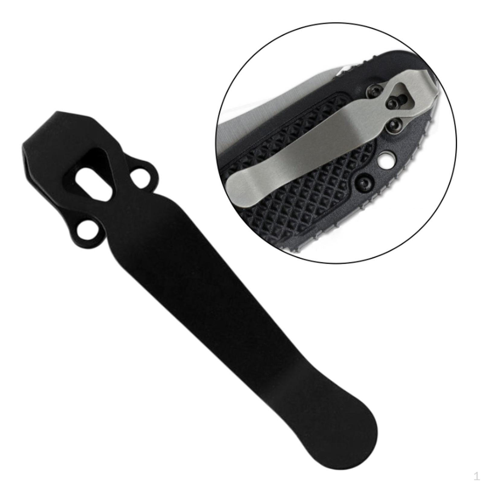 

Deep Carry Pocket Clip Back for Multitool Recessed Screw Hole Replace Parts Pants Pockets золотий