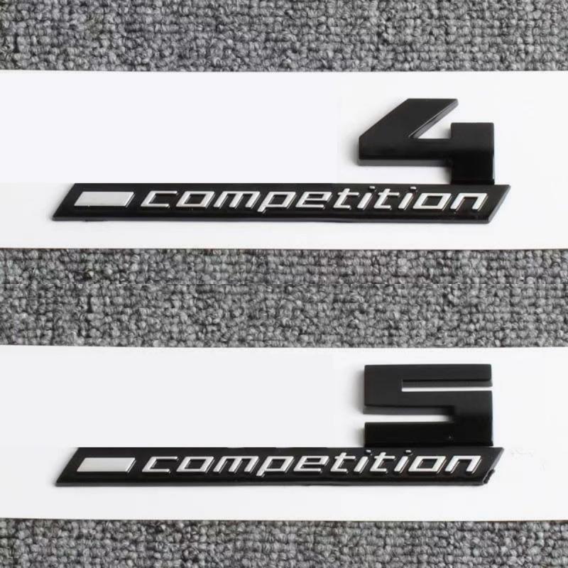 Giossy Black 3D ABS COMPETITION ABS Emblem Thunder Edition For BMW M1 M2 M3 M4 M5 M6 M8 Car Trunk Badge Sticker RW6