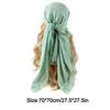Square Shape Lace Trim Scarf Breathable Sun-Protection Shawl Fashion Bohemian Scarf