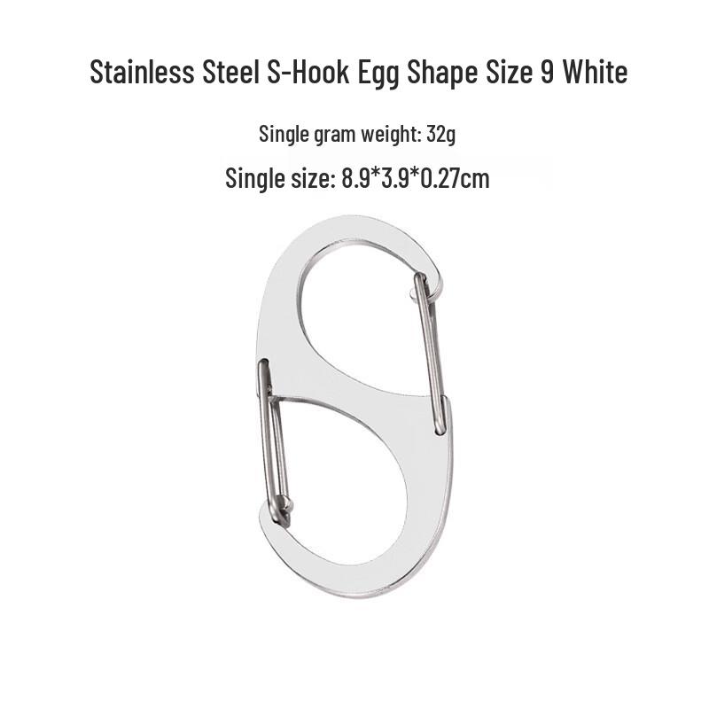 Multi-functional Stainless Steel Carabiner Hook Set