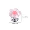 Flower Shape Toilet Tank Button Nail Protector Water Press Flush Button Toilet Presser  Home