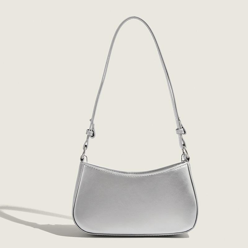 Silver Shoulder Bag with Butterfly for Women Advanced Underarm Bag Spicy Chain for Girls Summer Fashionable New