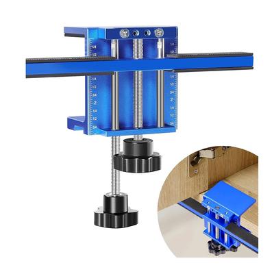 Cabinet Door Mounting Jig Cabinet Door Installation Clamp Woodworking Fixtures Storage Cabinet Door Punching Fixing Clips