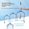 Bucket Brush Brush L-Shaped Cleaning Brush Aluminum Alloy Handle Suitable For Hanging Water Bottle Cleaning Products