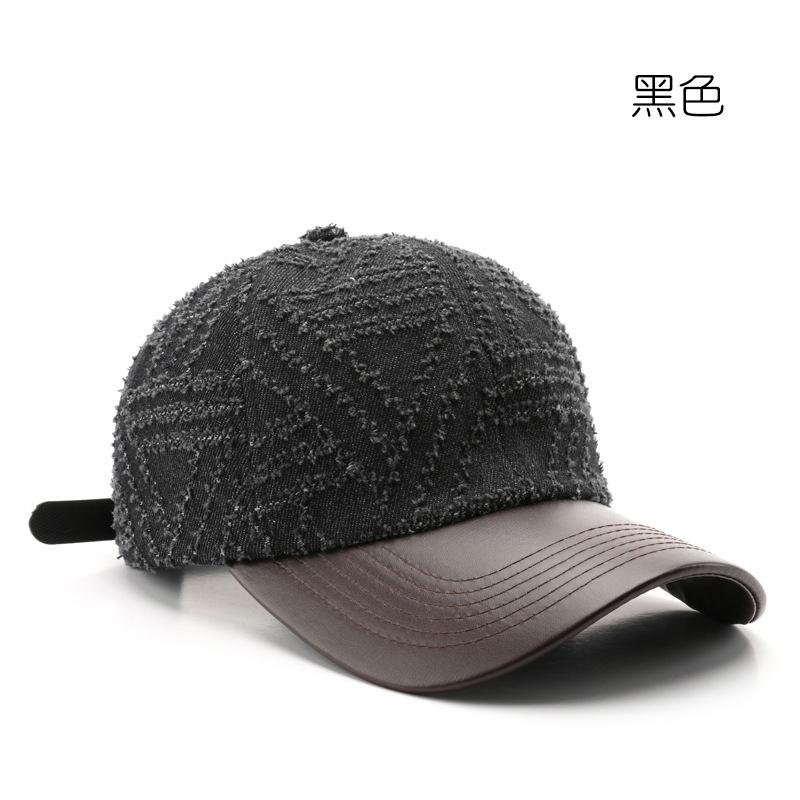 

Personalized spring and autumn solid color light board color matching baseball cap outdoor travel street sunscreen sunshade cap чёрный
