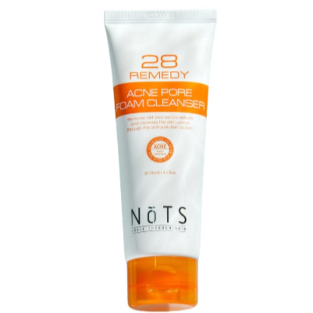 

NOTS 28 Remedy Acne Pore Cleansing Foam 120ml: Deep Pore Purifying & Blemish-Targeting Gentle Cleanser for Clearer Skin