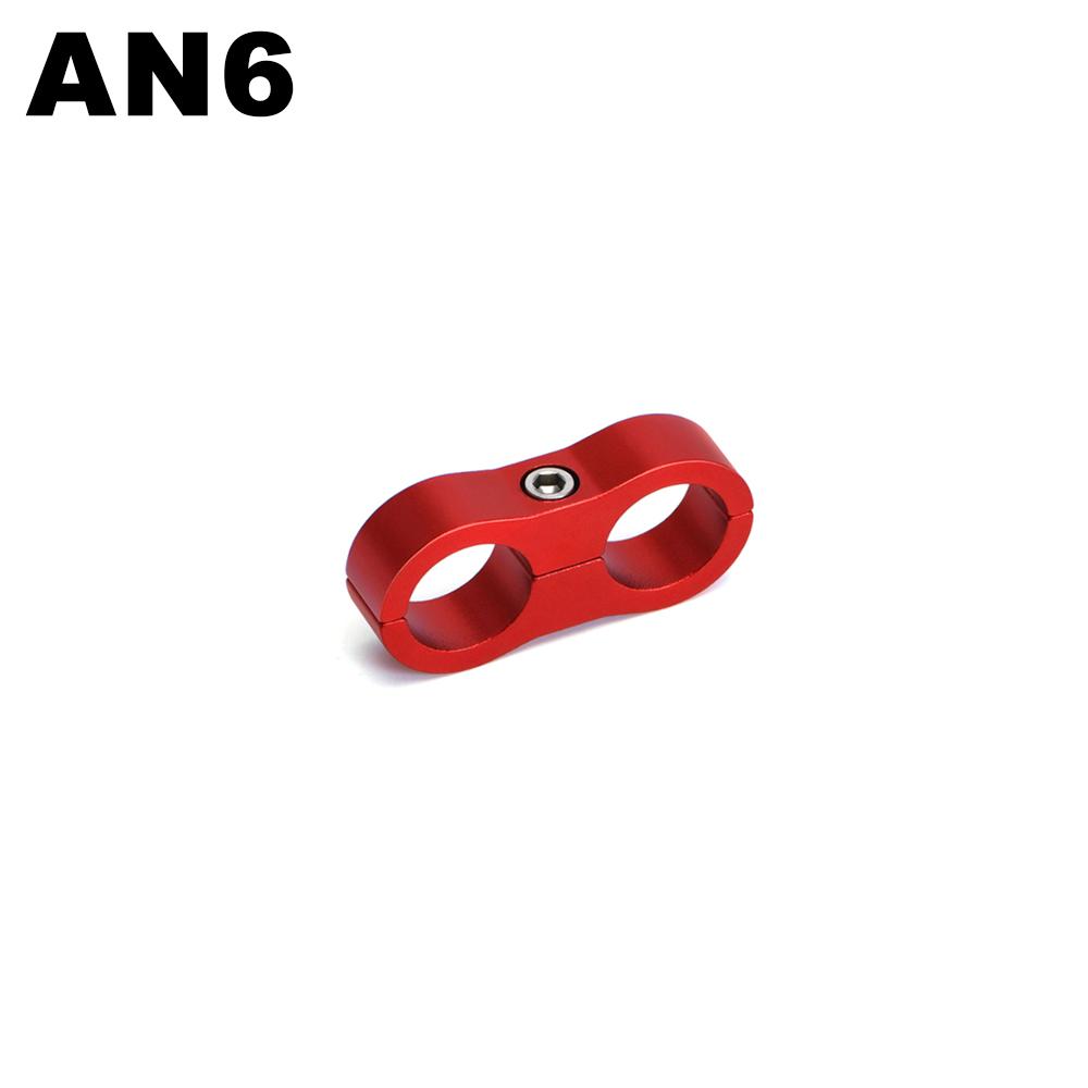 1 STK Universal Aluminium AN4 AN6 AN8 AN10 Geflochtener Gummi-Schlauchleitung Klemme Verteiler Billet Öl Kraftstoff Wasser Schlauchrohr Separator Kit