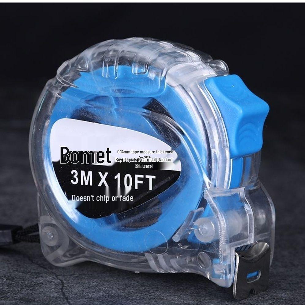 Stainless Steel High-Precision, Wear-Resistant Transparent Tape Measure (5m)