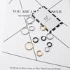 Trendy European & American Hypoallergenic Stainless Steel Hoop Earrings