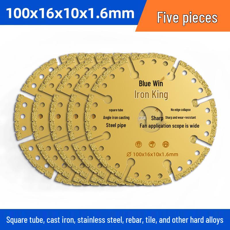 Stainless Steel Angle Grinder Disc: Iron Cutter, Metal Saw, Diamond Grinding Wheel, Tile Grooving