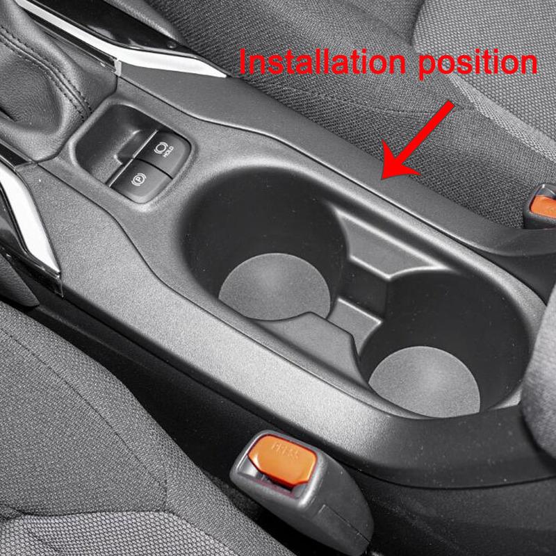 Steel Car Water Cup Holder Strip Frame Stick Shift Knob Trim Interior Accessories For Toyota Corolla Cross XG10   2024+