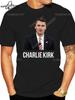 New Arrival FREEDOM Charlie Kirk Printed T-shirt Loose 100%Cotton Leisure Unisex Shirt  Hot Product S-6XL