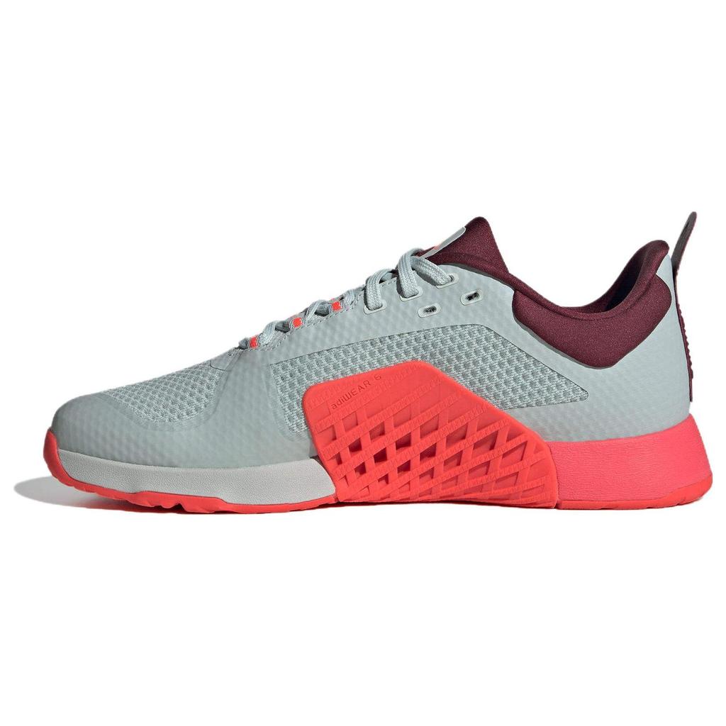 Adidas Dropset 2 Wonder Silver Solar Red Unisex Sneakers Grey Shadow-Red IF9907