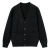 Men's Japanese Retro Cardigan: Casual, Solid Color, Cozy Knitwear for Autumn/Winter