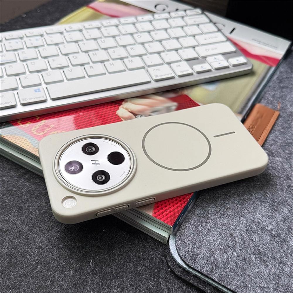 Slim Magnetic Wireless Charge Solid Color Cover For OPPO Find X7 Ultra X8 X8S Plus Case For OPPO Find X8Pro Hard PC Phone Case