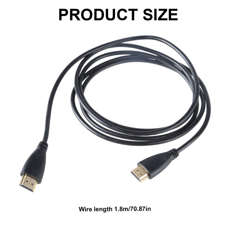 High Speed HDTV Cord Male to Male HDTV Wire 1080P HDTV to HDTV Cable for Gaming Consoles Projectors HDTV Monitors