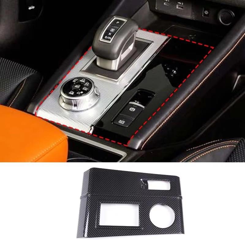 Für Mitsubishi Outlander 2022 2025 2024 ABS Carbon Fiber Center Console Dekoration Innere Türgriff Schüssel Abdeckung Trim Zubehör