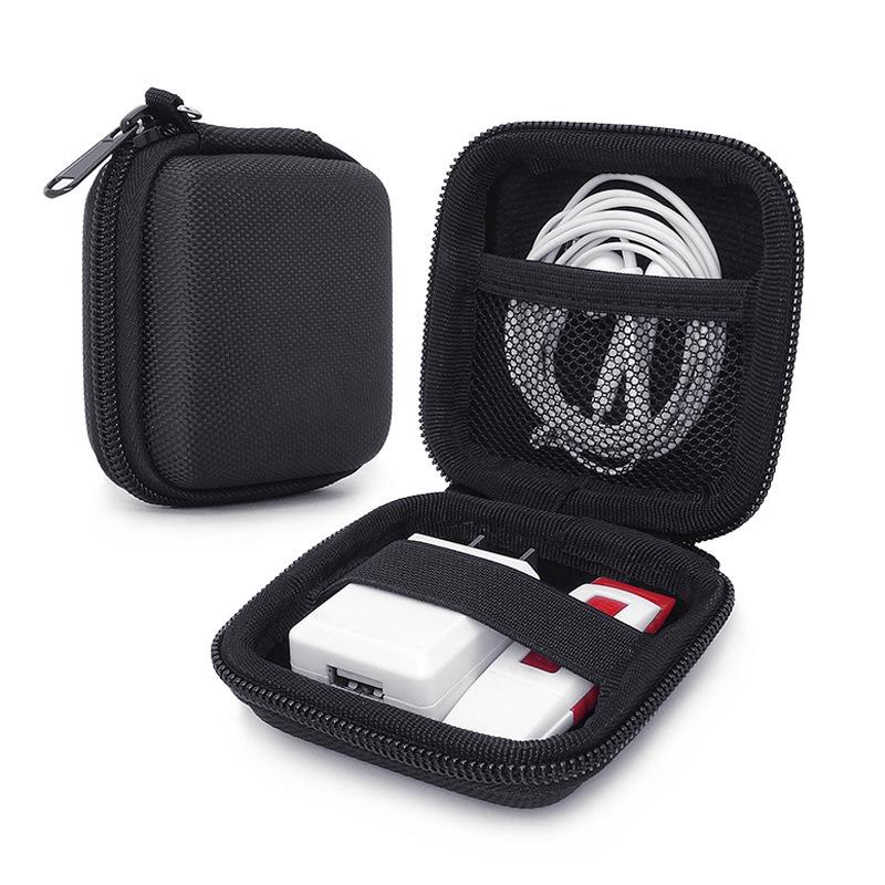 In-Stock EVA Hard Shell Laptop Power Bank & Earphone Case with USB Drive Storage
