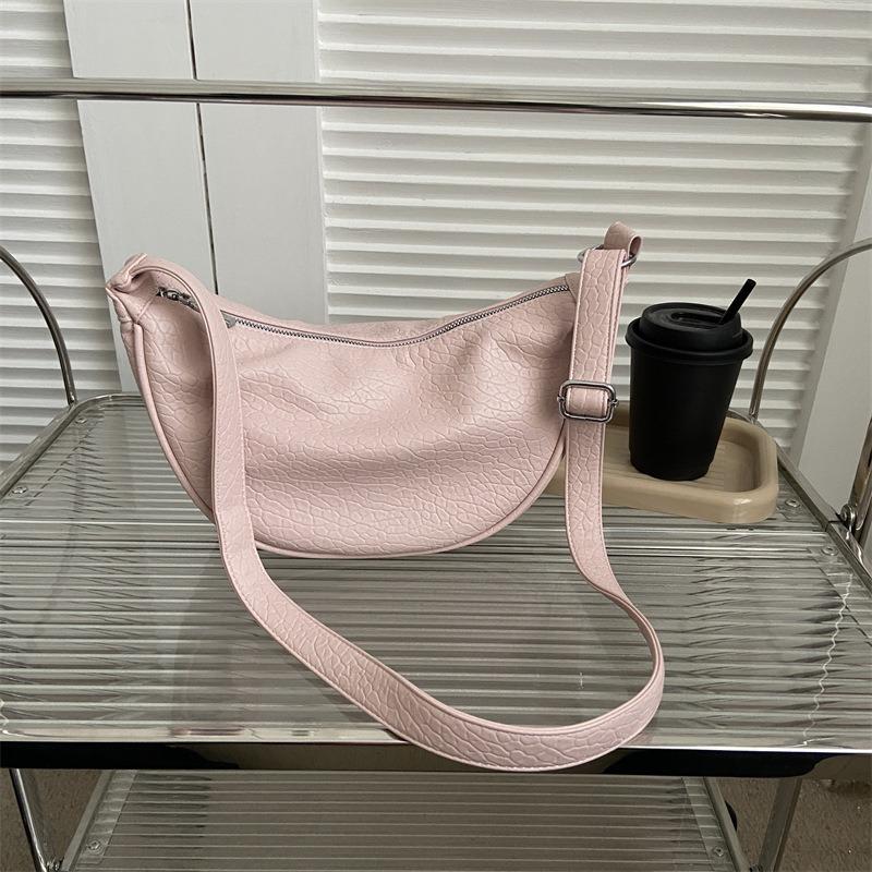 Niche Design Large-capacity Cloud Bag Women's New Trendy Fashion Shoulder Bag Soft Leather Texture Shoulder Bag