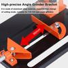 Angle Grinder Bracket 0 To 45 Deg Adjustable Aluminum Alloy Multifunctional Cutting Machine Support for 115 To 125 Angle Grinder