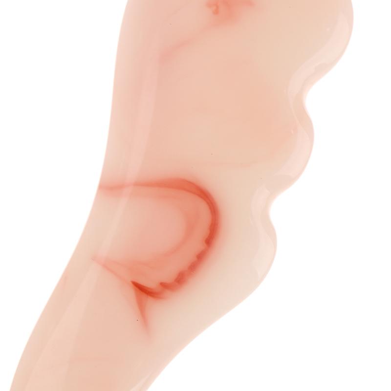 Pink Series Bending Knife Scraping Mushroom Shaped Facial Beauty Gua Sha Board Resin Massager Body Spa Acupuncture Physical