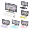 3Pcs/Set 1:12 Dollhouse Miniature Desktop Computer Keyboard Mouse Tv Model Home Decor Toy Doll House Accessories