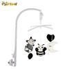 Aipinqi Black & White Animal Crib Mobile with 8-Tone Music Box, Baby Sleep Aid & Bracket