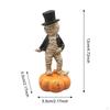 Collectible Figurine Dancing on Decoration Art Crafts with Top Hats Props Desktop Ornament for Shelf