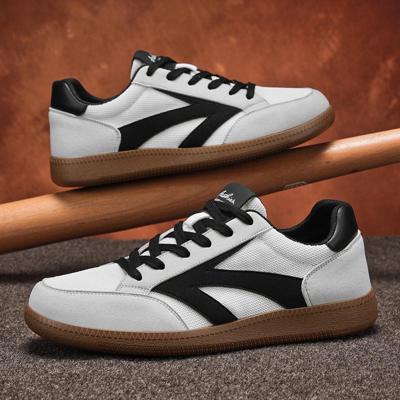 Men's Casual Shoes Tennis Trainers Running Sports Shoes Male Skate Sneakers Flats Versatile Simple Design Lace Up Sneakers 39-44