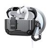 KEYSION Magnetic Automatic Switch Earphone Case for Airpods Pro 3 Pro 2 Shockproof Phone Stand Hook Headphone Cover for AirPods 4