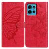 For Motorola Moto G75 5G Case Butterfly Imprinted Wallet Stand PU Leather Flip Phone Cover with Strap