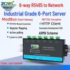 ZQWL GW1600NM 6-Way RS485 To Ethernet MQTT Server Module