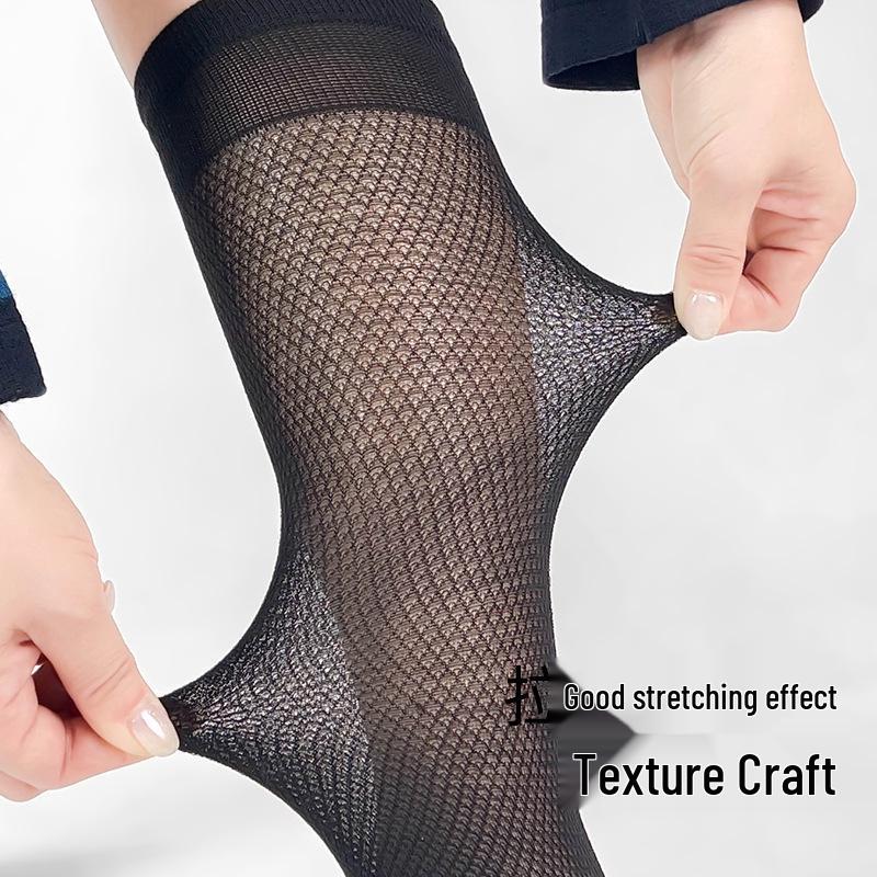 Women's Spring/Summer Ruffled Mesh Ballet-Style Long Socks