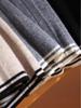 Color-Blocked Pleated Wool Knit Skirt - Elastic Waist, Korean Style, Autumn/Winter Casual Mini Skirt for Women