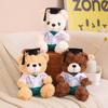 With Doctorial Hat Bachelor Bear Plush Toy Stuffed Toy Bear Animal Doll  Graduation Season