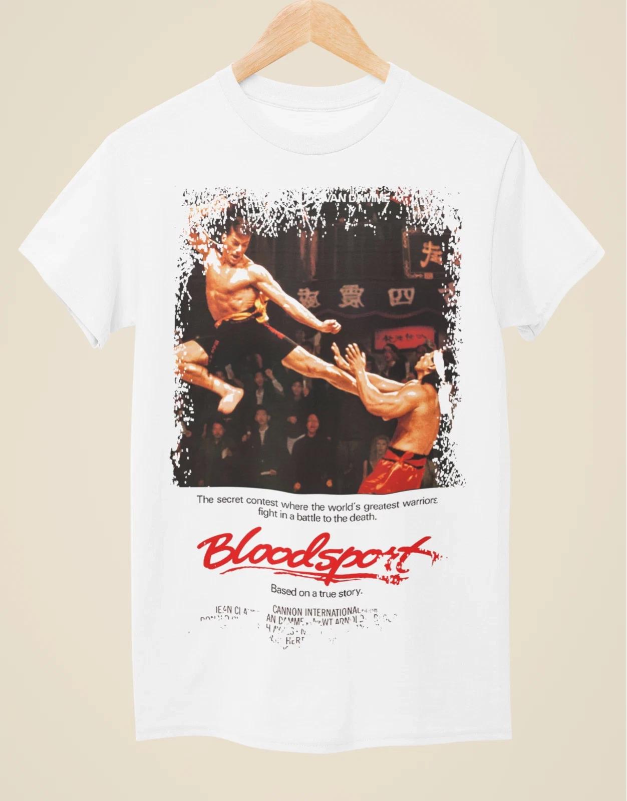 Bloodsport - Movie Poster Inspired Unisex White T-shirt 3XL