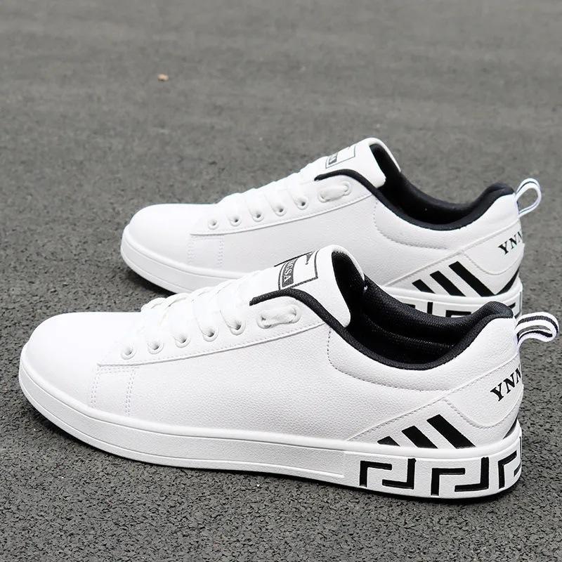 Pantofi bărbați 2025 primăvară impermeabili pantofi albi mici versiune coreeană pantofi sport și de agrement versiune coreeană pantofi de bord la modă versatili antiderapanți