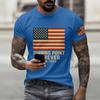 Fashionable Round Neck Short Sleeve Work Clothes Printed Tops For Mens Summer Tops