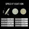 Mini 1W 2W 3W 3.5W G4 Back Pin Round Board LED Bulb DC 12V 24V Lamp For Car Boat Home Spotlight Cabinet Lighting Replace Hologen