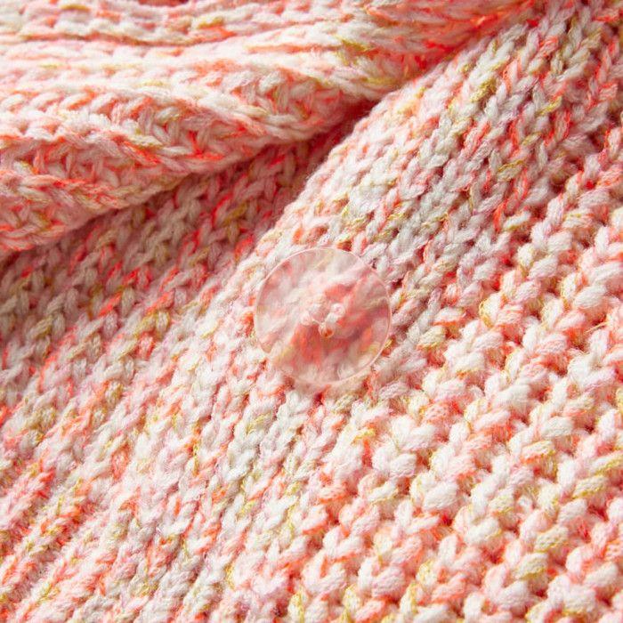 Cardigan bébé - vidaXL - 100% coton - Col V - Manches longues - Rose mélangé