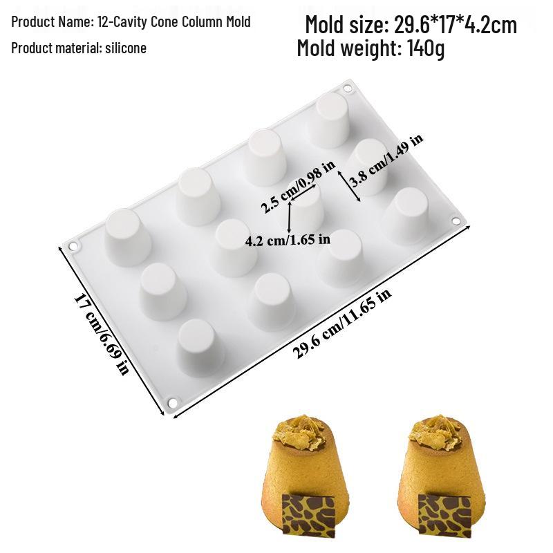 Shenhong 3D Milk Tea Mug & Mousse Cake Silicone Mold