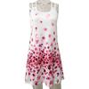 Elegant Women Summer Vintage Beach Sleeveless 3d Floral Print Boho Tank Dress