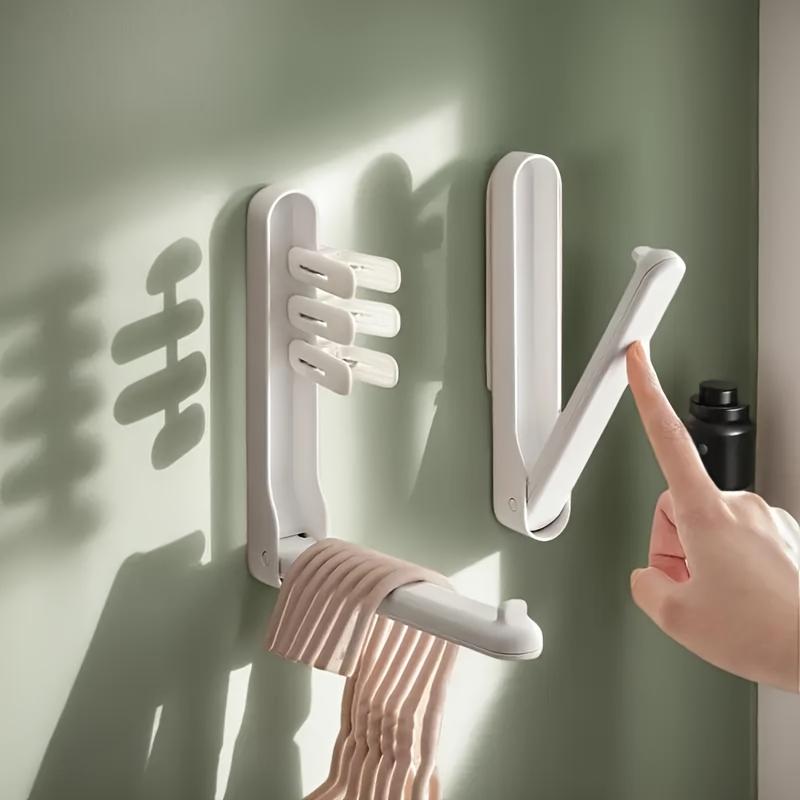 No Drilling Hanger Storage Box - Space Saving Foldable Ledge for Dorm/Wardrobe, Dorm Organization | Modern Ledge Hangers