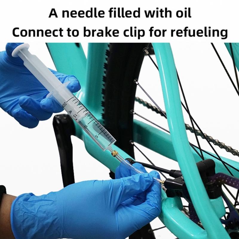 Bicycles Hydraulic Disc Brake Mineral Oil Bleeds Set Bleeder Hydraulic Disc Brake Bleeds Set Bikes Brake Repair Tool