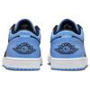 Air Jordan 1 Low University Blue Herren Sneakers Schwarz Weiß 553558-041